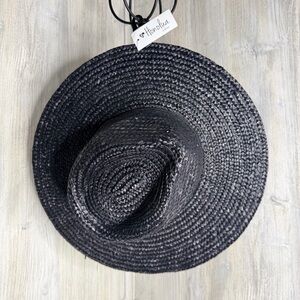 Honolua Black Straw Hat